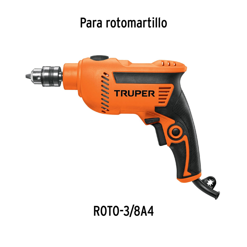 Bolsa con 2 carbones de repuesto para ROTO-3/8A4, TRUPER, 16737
