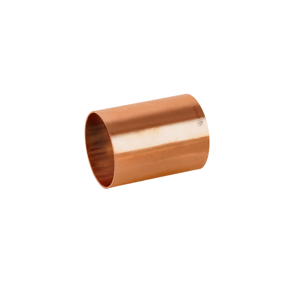 Cople de cobre sin ranura de 1', Foset Basic Caja con 10, 47645