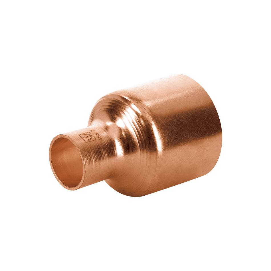 Cople reducción bushing cobre 1-1/4 x 1/2', Foset Caja con 2, 48873