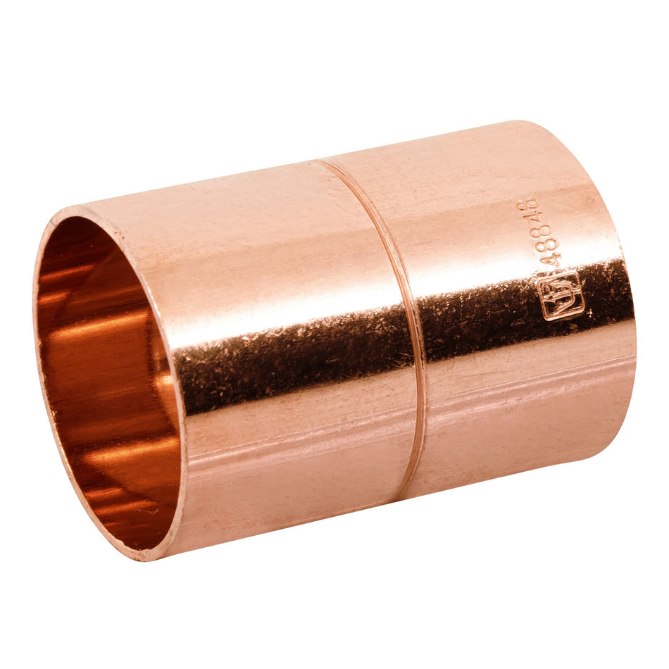 Cople de cobre de 1-1/4', Foset Caja con 2, 48848