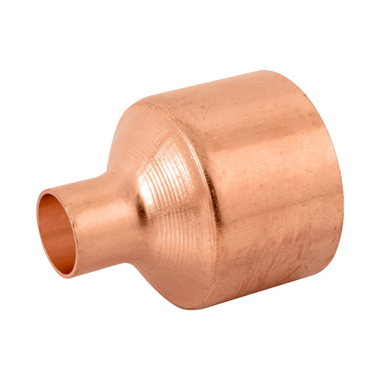 Cople reducción campana cobre 1-1/2' x1/2', Foset Caja con 2, 48869