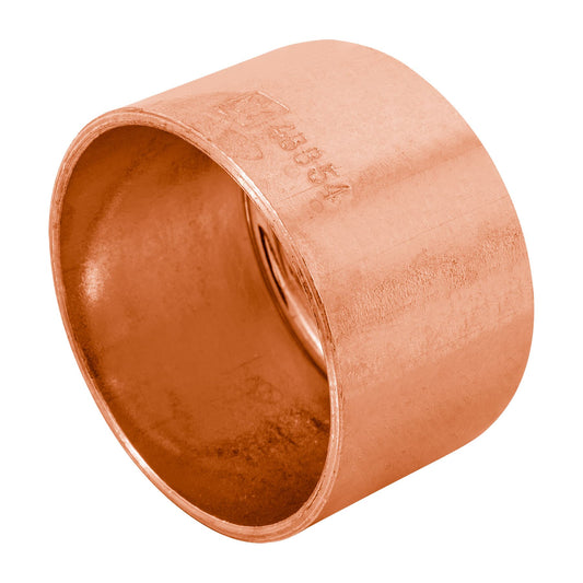 Tapón capa de cobre 1-1/4', Foset Caja con 2, 48854