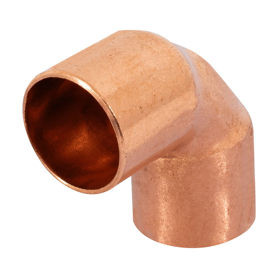 Codo 90° de cobre de 1/2', Foset Caja con 40, 49714