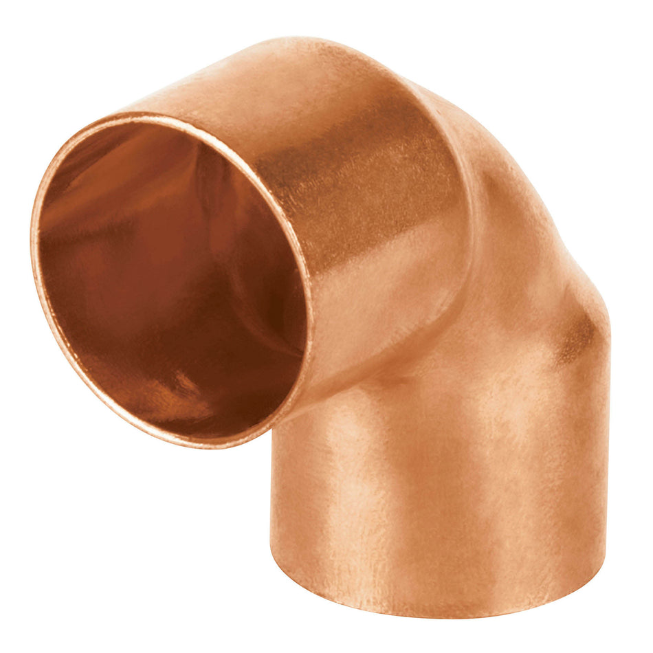 Codo de cobre 90° de 3/4', Foset Basic Caja con 10, 47632