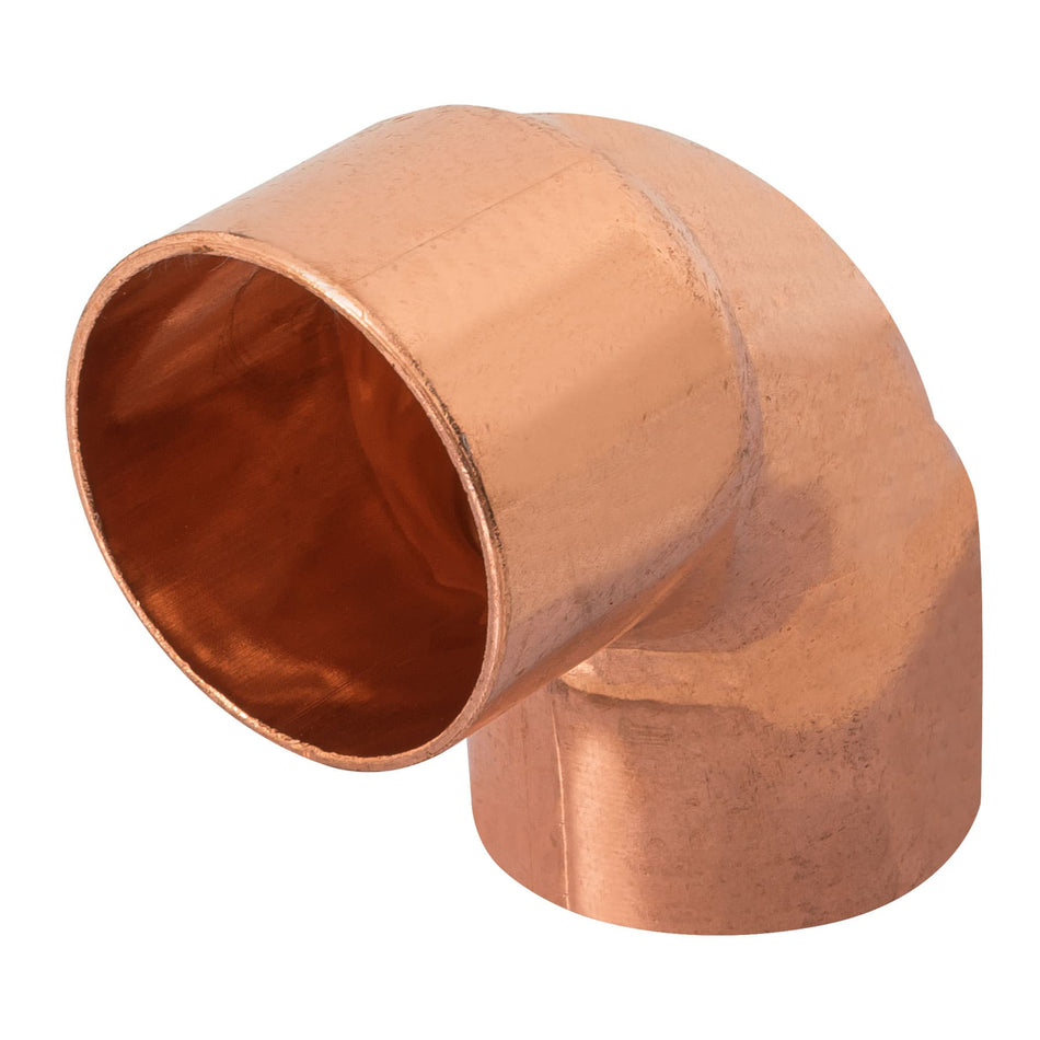 Codo 90° de cobre de 1-1/2', Foset Caja con 2, 48858