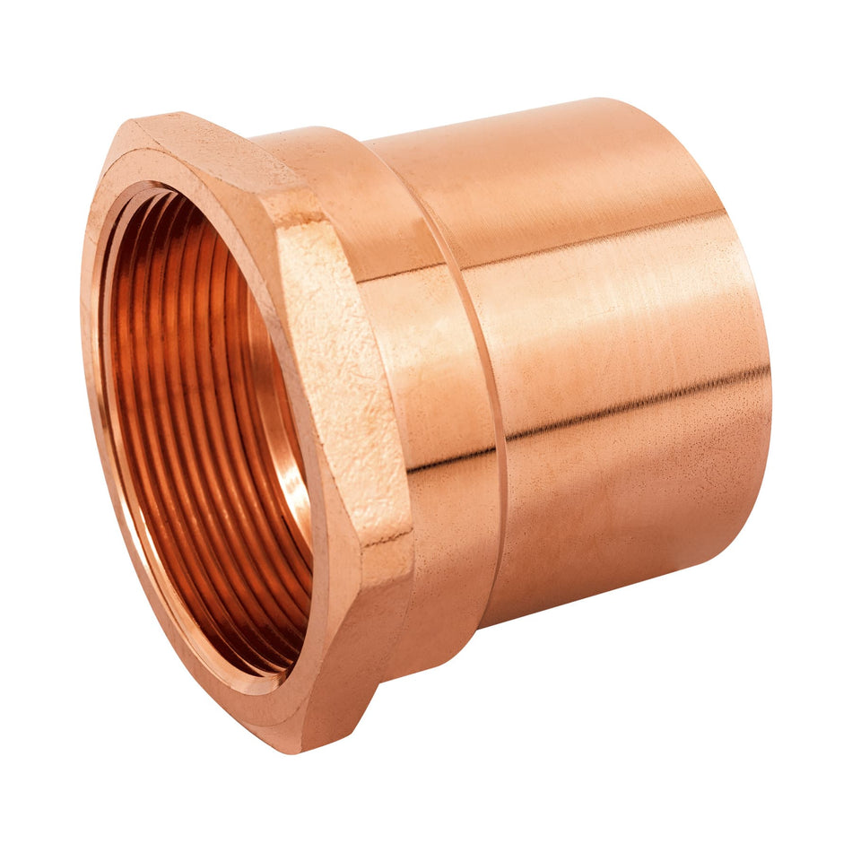 Conector de cobre, rosca interior 2', Foset Caja con 2, 48900