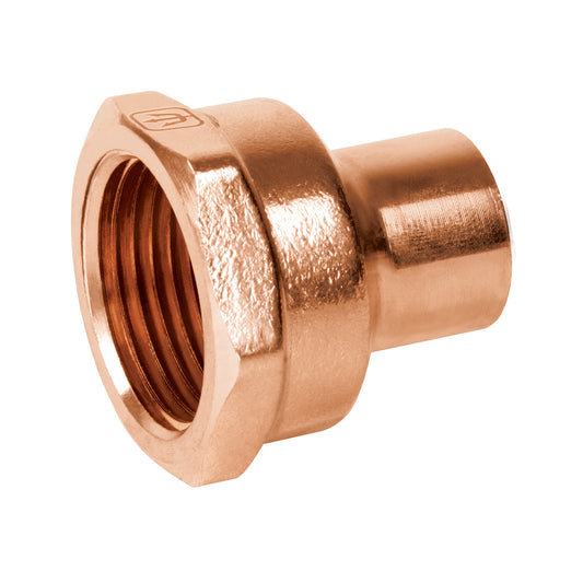 Conector reducido hembra 1/2 x 3/4', Foset Caja con 2, 48880