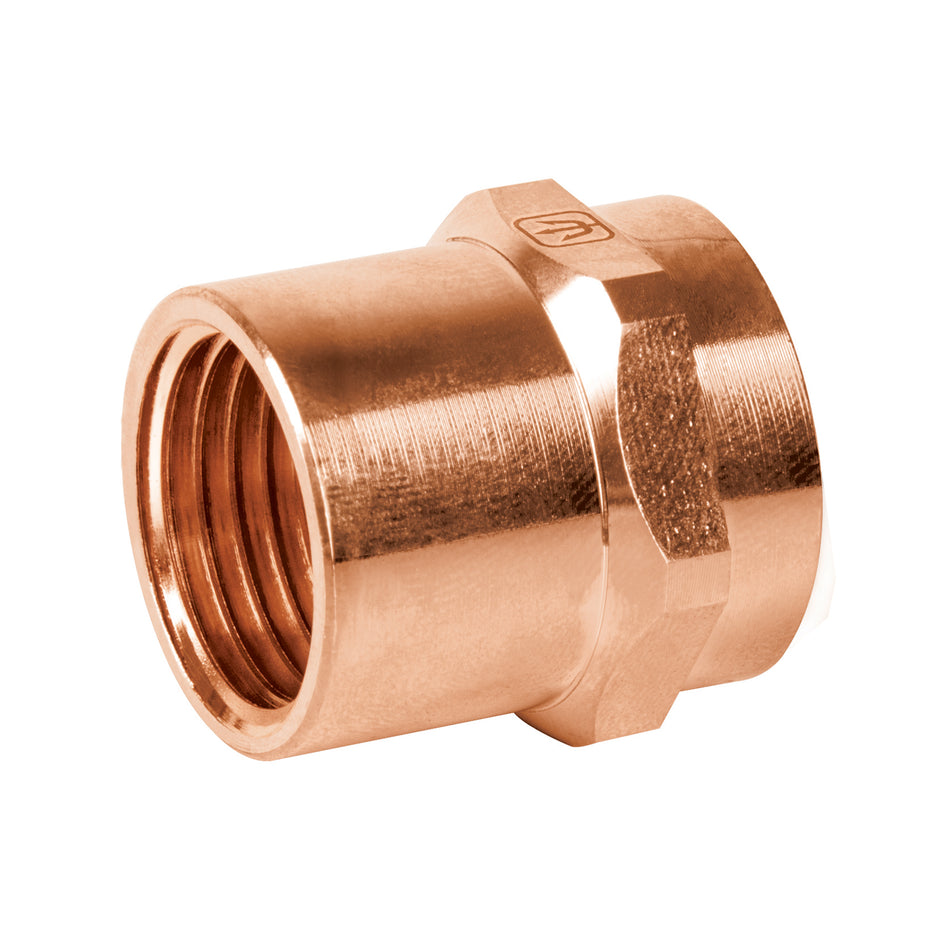 Conector reducido hembra 3/4 x 1/2', Foset Caja con 2, 48881