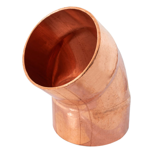 Codo 45° de cobre 2', Foset Caja con 2, 48862