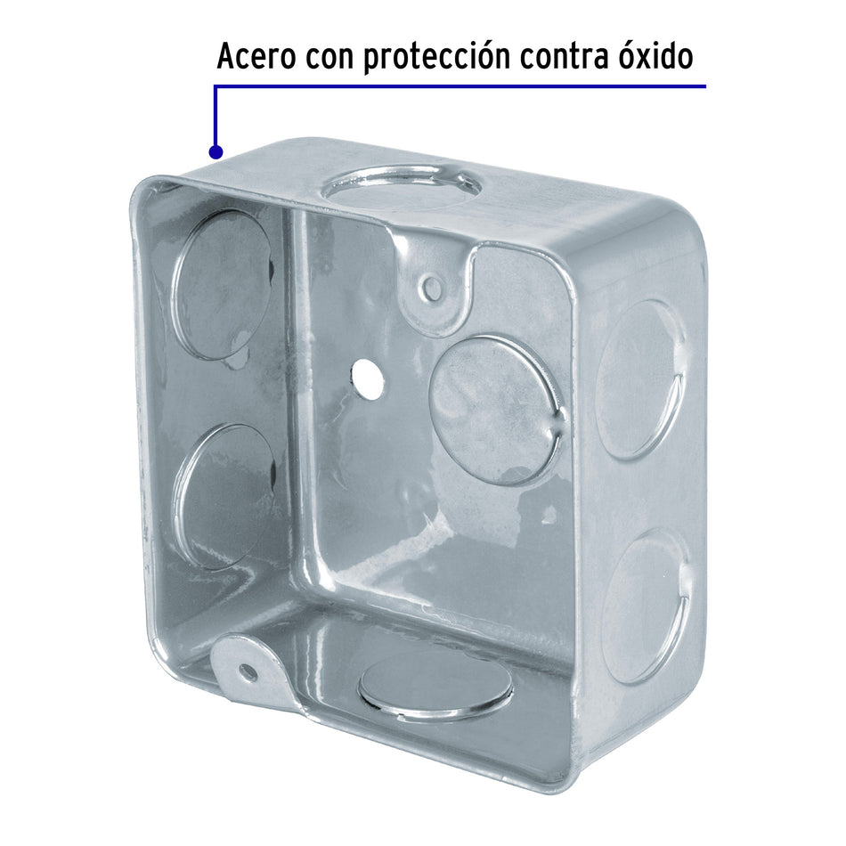Caja cuadrada 3' x 3' económica, Volteck Caja con 24, 45008