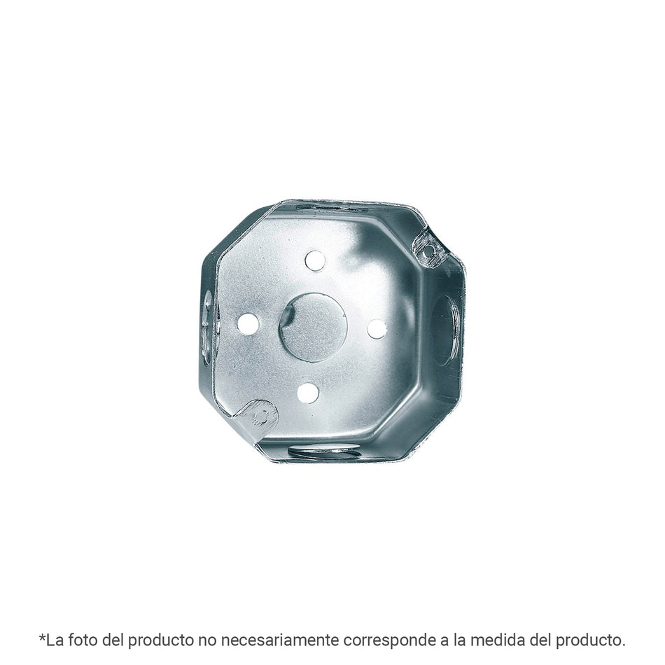 Caja octagonal 3' x 3' reforzada, VOLTECK Caja con 24, 40998