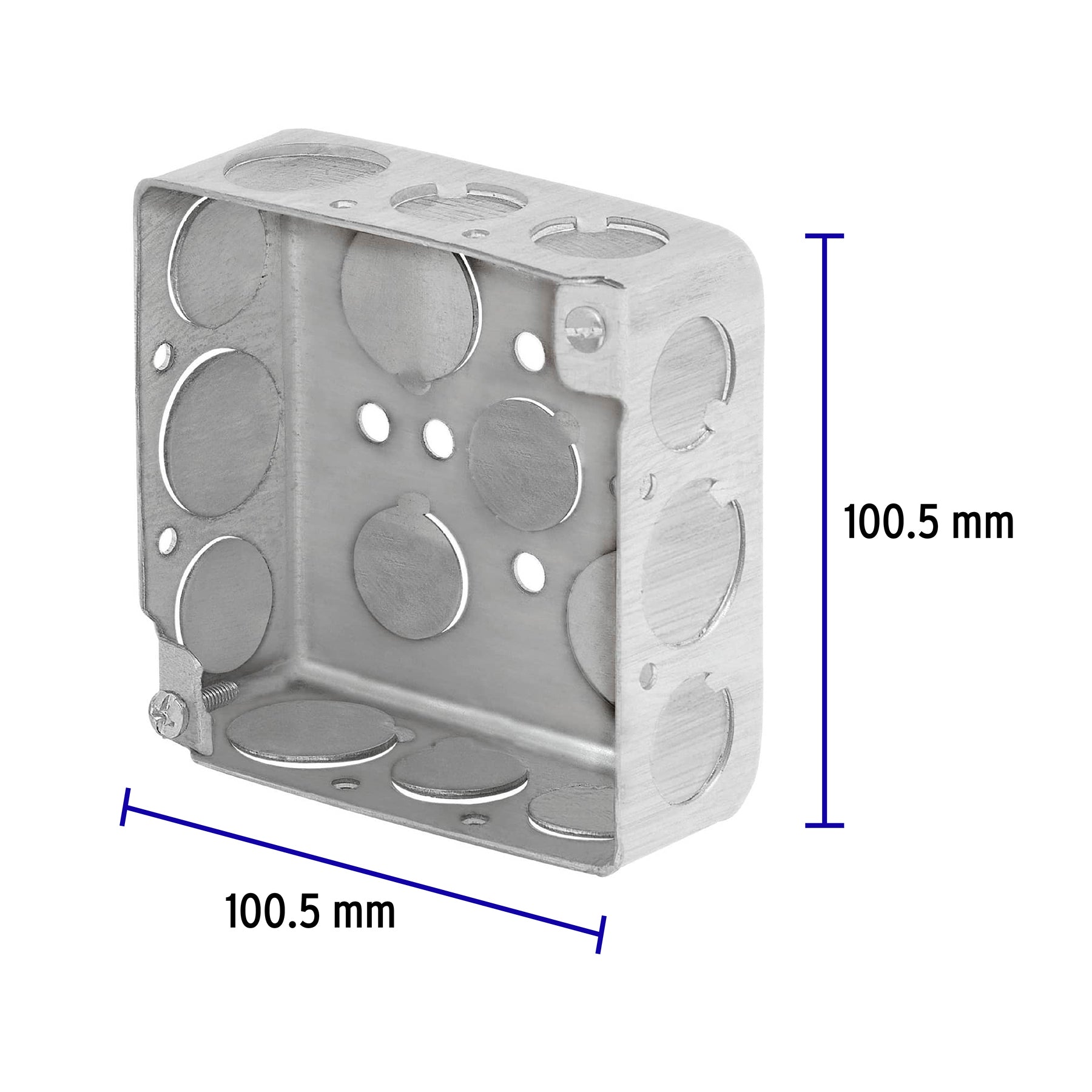 Caja cuadrada 4' x 4' reforzada, Volteck, 46321