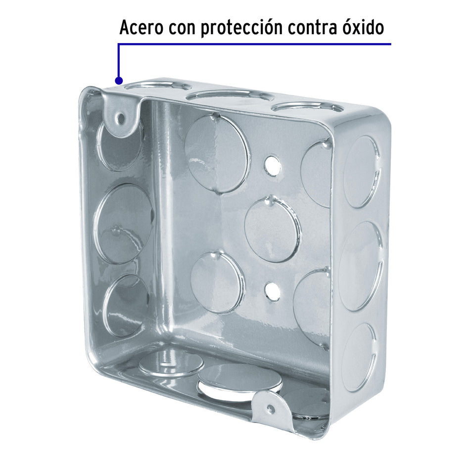 Caja cuadrada 4' x 4' económica, Volteck Caja con 24, 45007