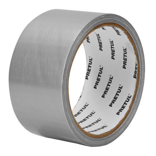 Cinta para ducto 10m x 48mm, espesor 0.16mm, Pretul Caja con 6, 20528