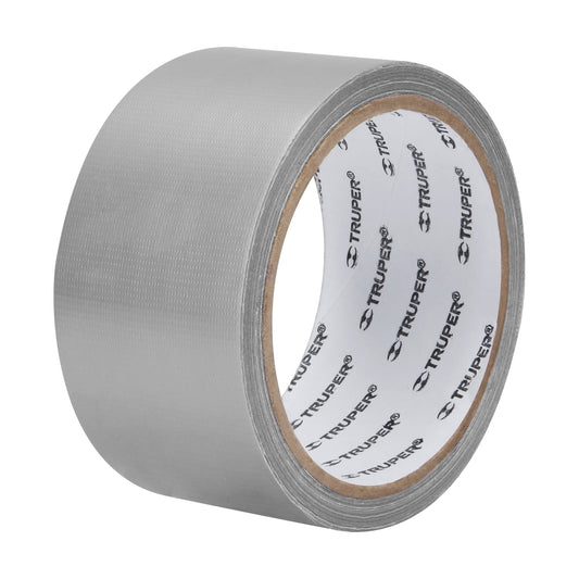 Cinta para ducto 10m x 48mm, espesor 0.19mm, Truper Caja con 6, 12586