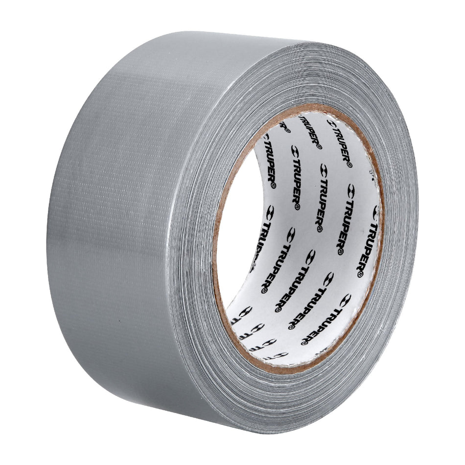 Cinta para ducto 30m x 48mm, espesor 0.19mm, Truper Caja con 4, 12587