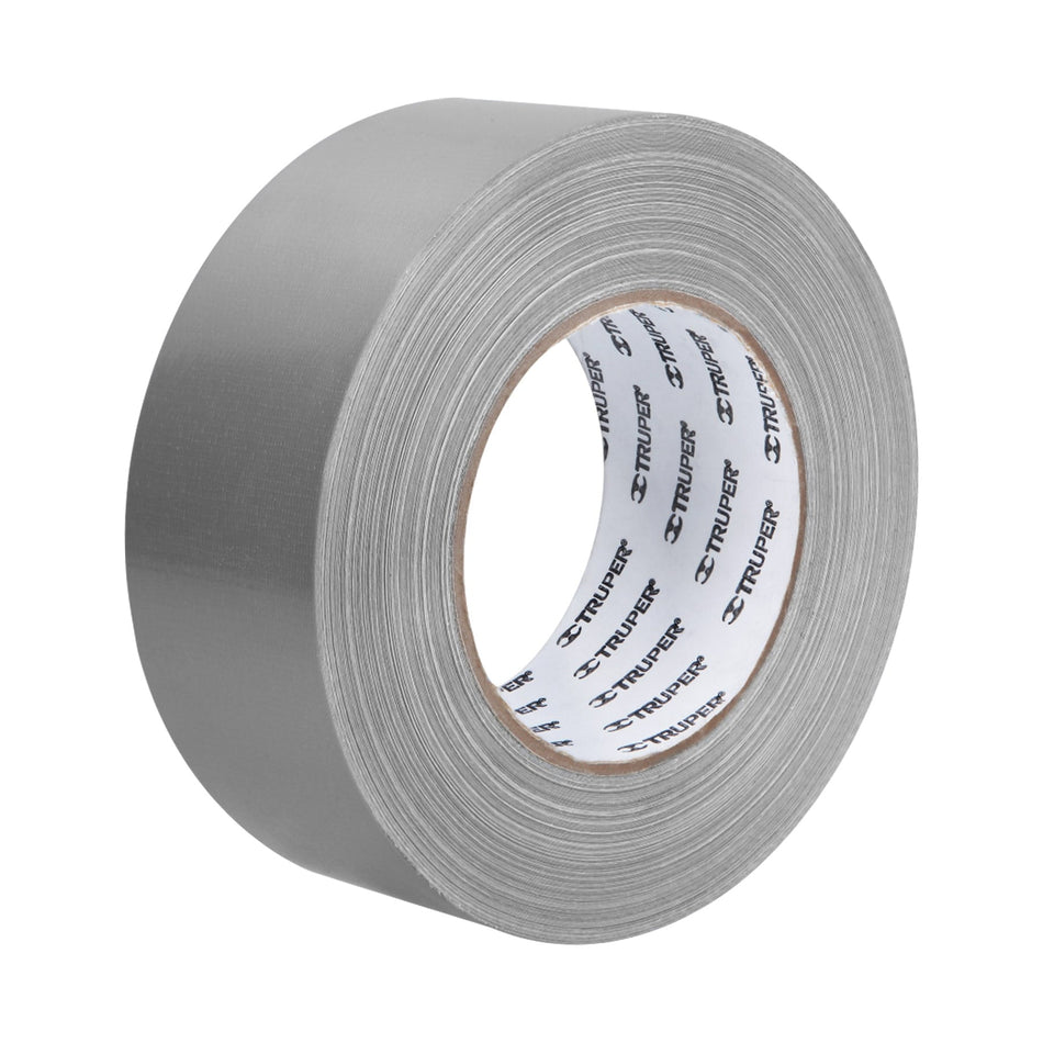 Cinta para ducto 50m x 48mm, espesor 0.19mm, Truper Caja con 4, 12588