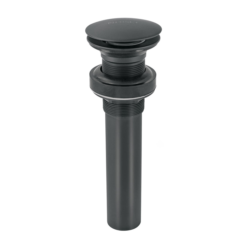 Contra p/lavabo, 1-1/4', sin rebosadero, hongo, latón, negro Caja con 2, 45700