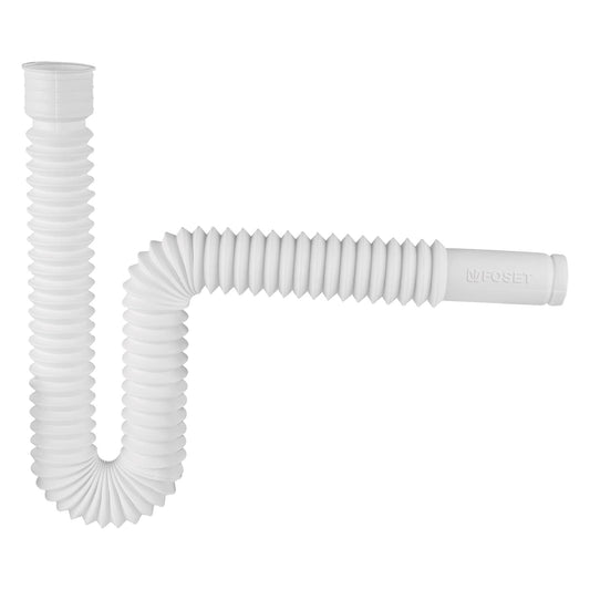 Céspol flexible, polietileno blanco, para lavabo y fregadero Caja con 4, 49509