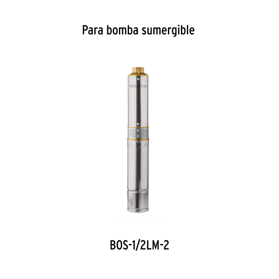 Caja de control p/bomba pozo profundo 1/2 HP, 220V, Truper, 103556