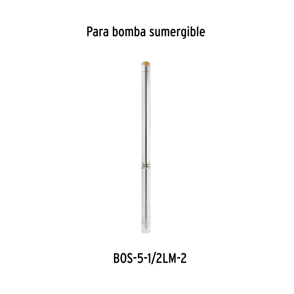 Caja de control p/bomba pozo profundo 5 1/2 HP, 220V, Truper, 103572