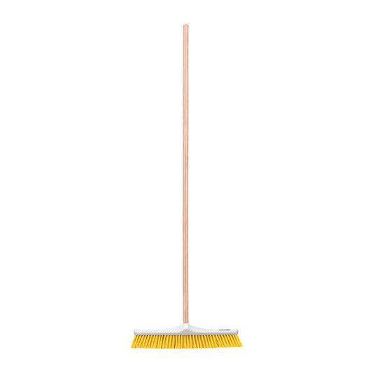 Cepillo industrial cerda suave de 56 cm, bastón de madera Caja con 3, 57037