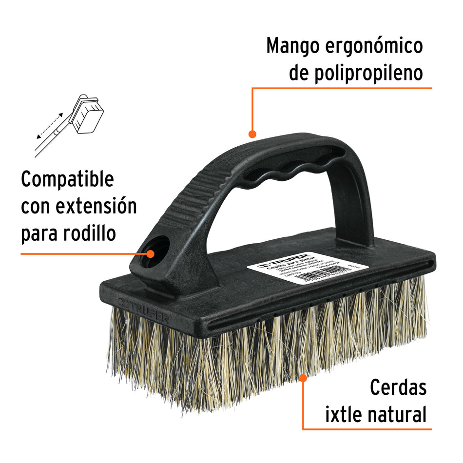 Cepillo para pintor, superficies rugosas, TRUPER Caja con 6, 14497