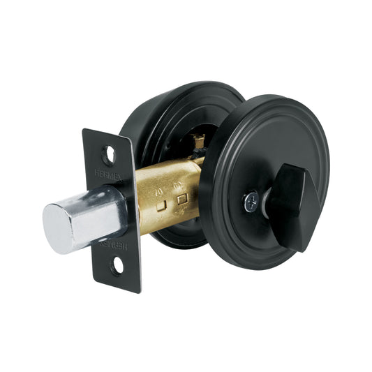 Cerrojo llave-mariposa negro, llave tradicional, Basic Caja con 4, 26067