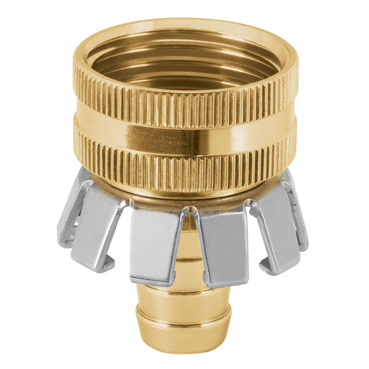 Conector 1/2' hembra tipo garra de aluminio, Truper Caja con 12, 101732