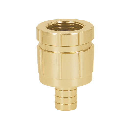 Conector 5/8' hembra robusto de aluminio, Truper Caja con 6, 101164