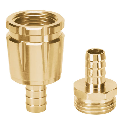 Juego de conectores 1/2' macho/hembra robustos de aluminio Caja con 6, 101167