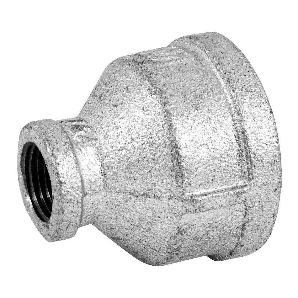 Reducción campana acero galvanizado 1-1/2' x 1/2', Foset Caja con 4, 48764