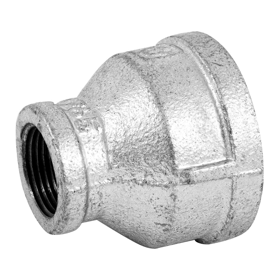 Reducción campana acero galvanizado 1-1/2' x 3/4', Foset Caja con 4, 48765