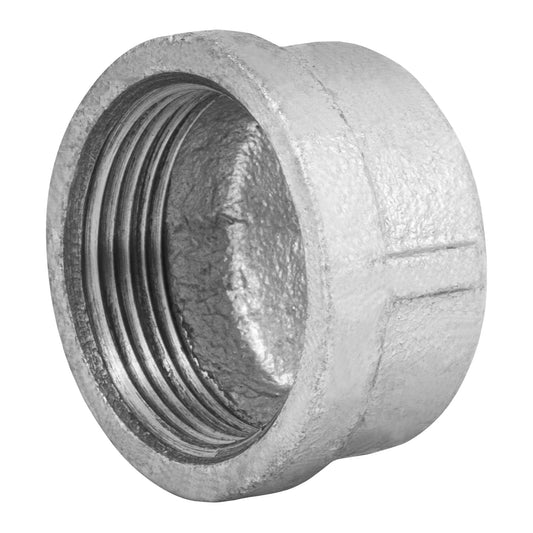 Tapón hembra 1-1/4' de acero galvanizado, Foset Caja con 4, 48786