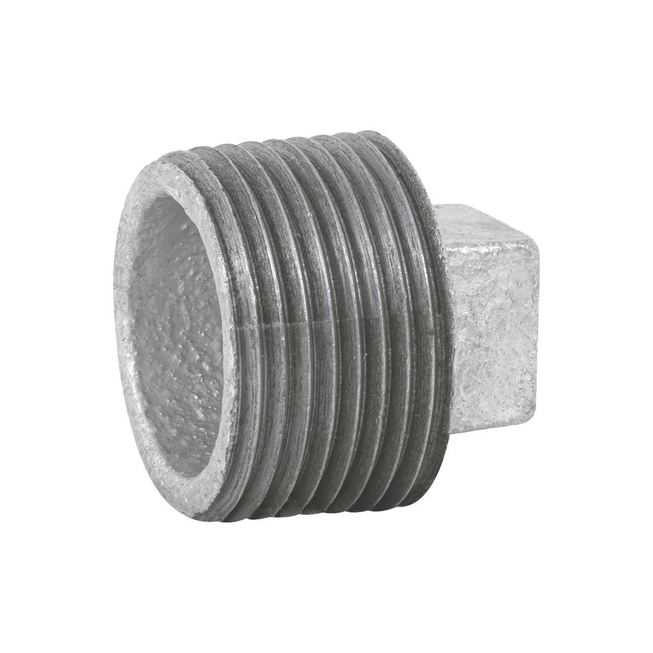Tapón macho 1' de acero galvanizado, Foset Caja con 5, 47496
