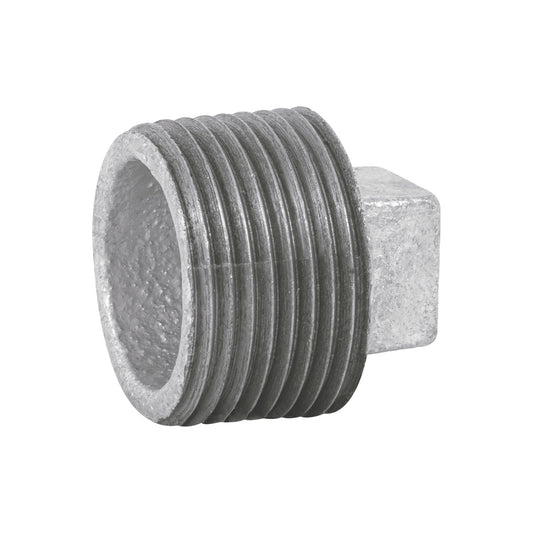 Tapón macho 1' de acero galvanizado, Foset Caja con 5, 47496