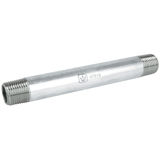 Niple de acero galvanizado 1/2' x 6', Foset Caja con 5, 47519