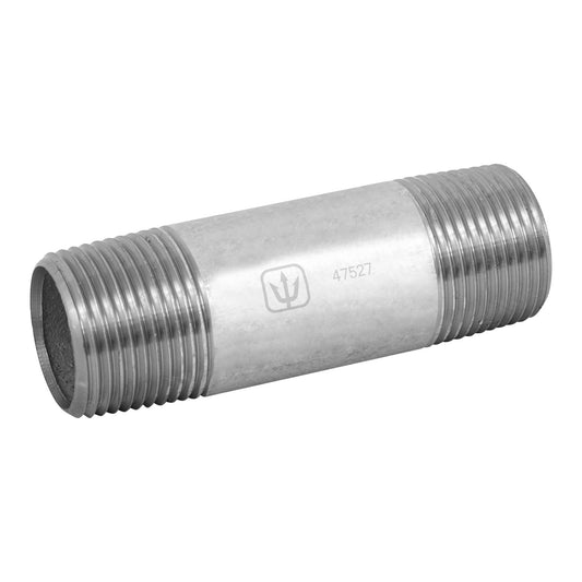 Niple de acero galvanizado 3/4' x 3', Foset Caja con 5, 47527
