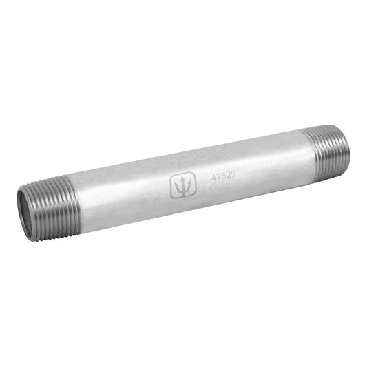 Niple de acero galvanizado 3/4' x 6', Foset Caja con 5, 47529