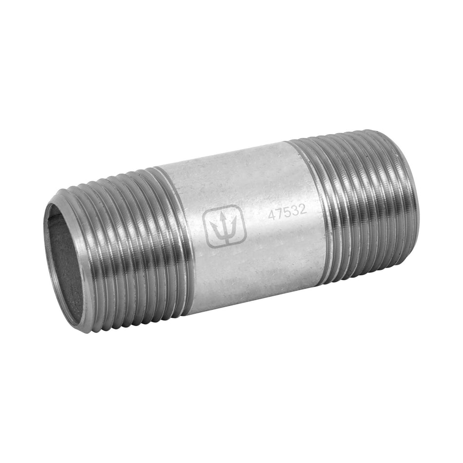 Niple de acero galvanizado 1' x 3', Foset Caja con 5, 47532