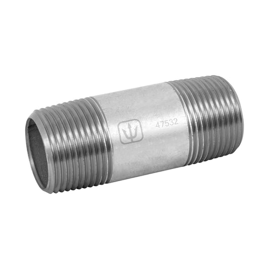 Niple de acero galvanizado 1' x 3', Foset Caja con 5, 47532