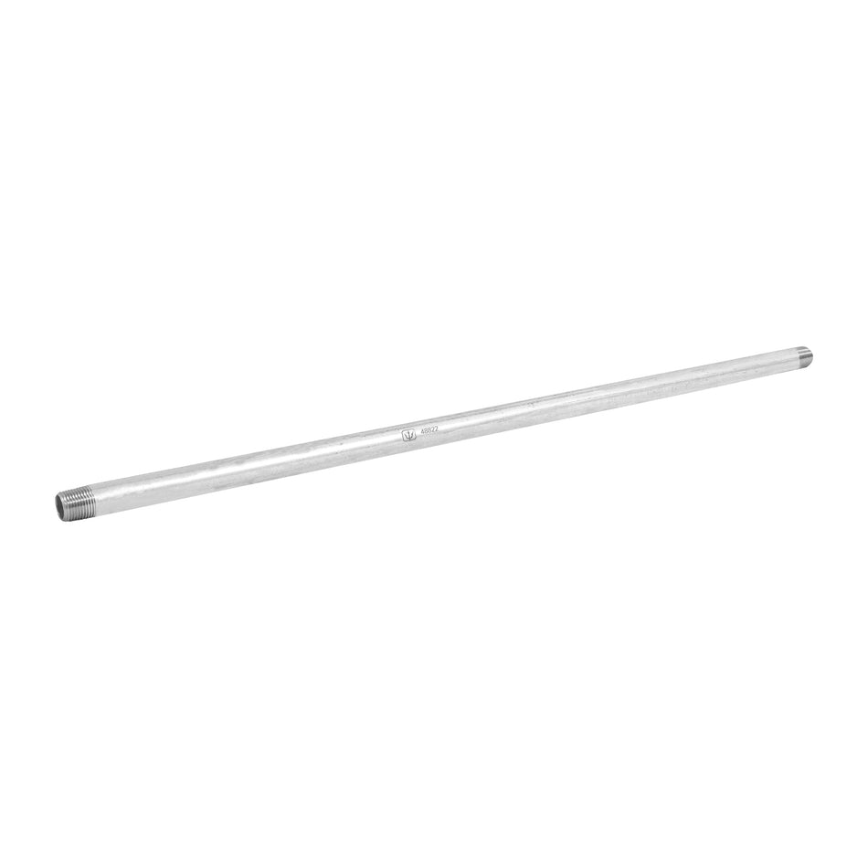 Niple de acero galvanizado 1/2 x 27', Foset Caja con 4, 48822