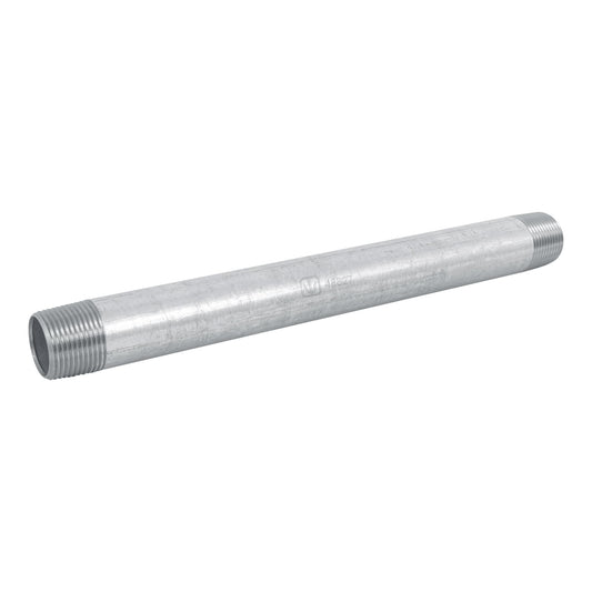 Niple de acero galvanizado 1 x 12', Foset Caja con 4, 48827