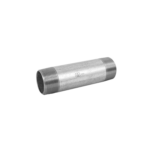 Niple de acero galvanizado 1-1/2 x 8', Foset Caja con 4, 48839