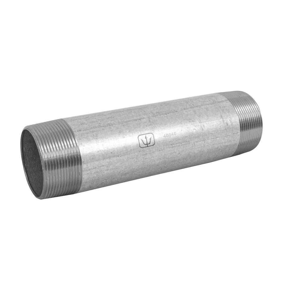 Niple de acero galvanizado 2 x 10', Foset Caja con 4, 48846