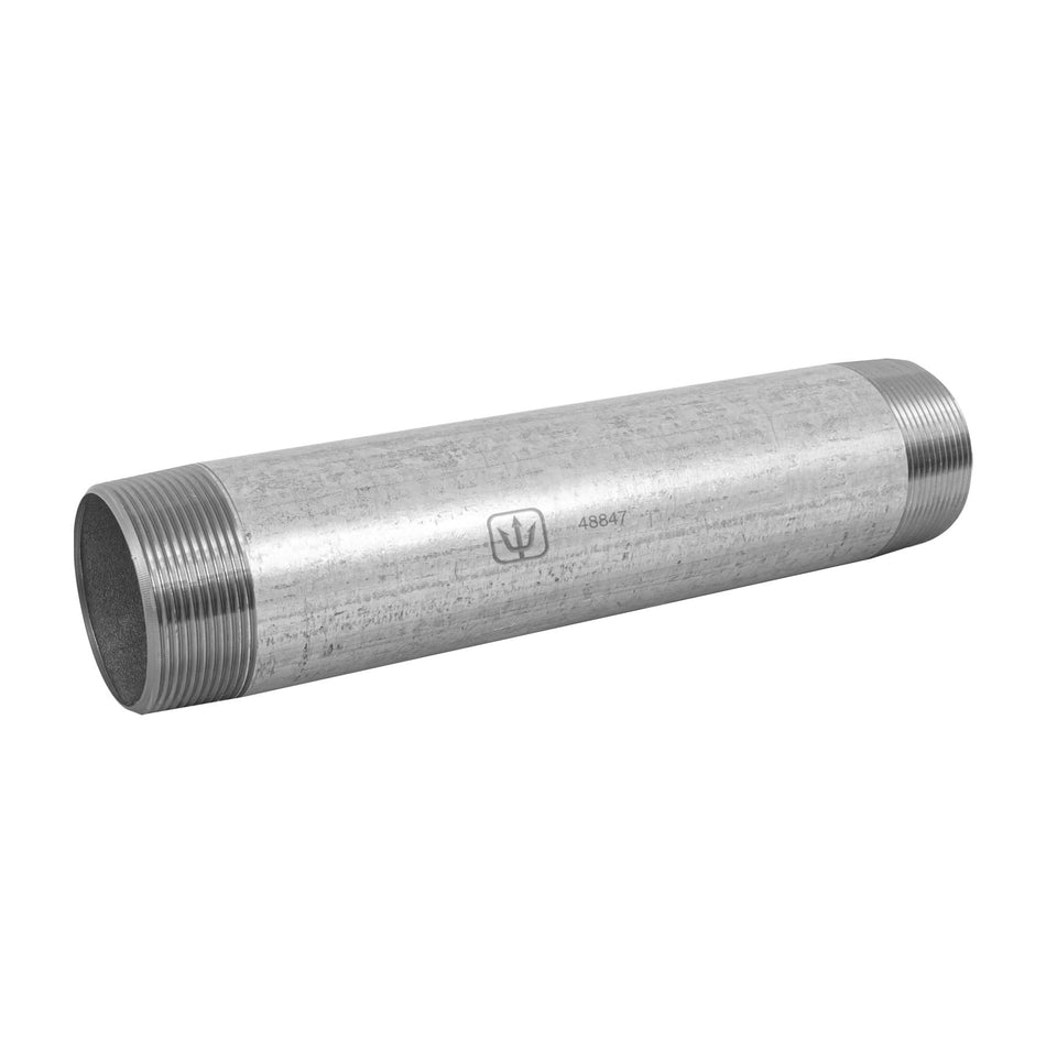 Niple de acero galvanizado 2 x 12', Foset Caja con 4, 48847