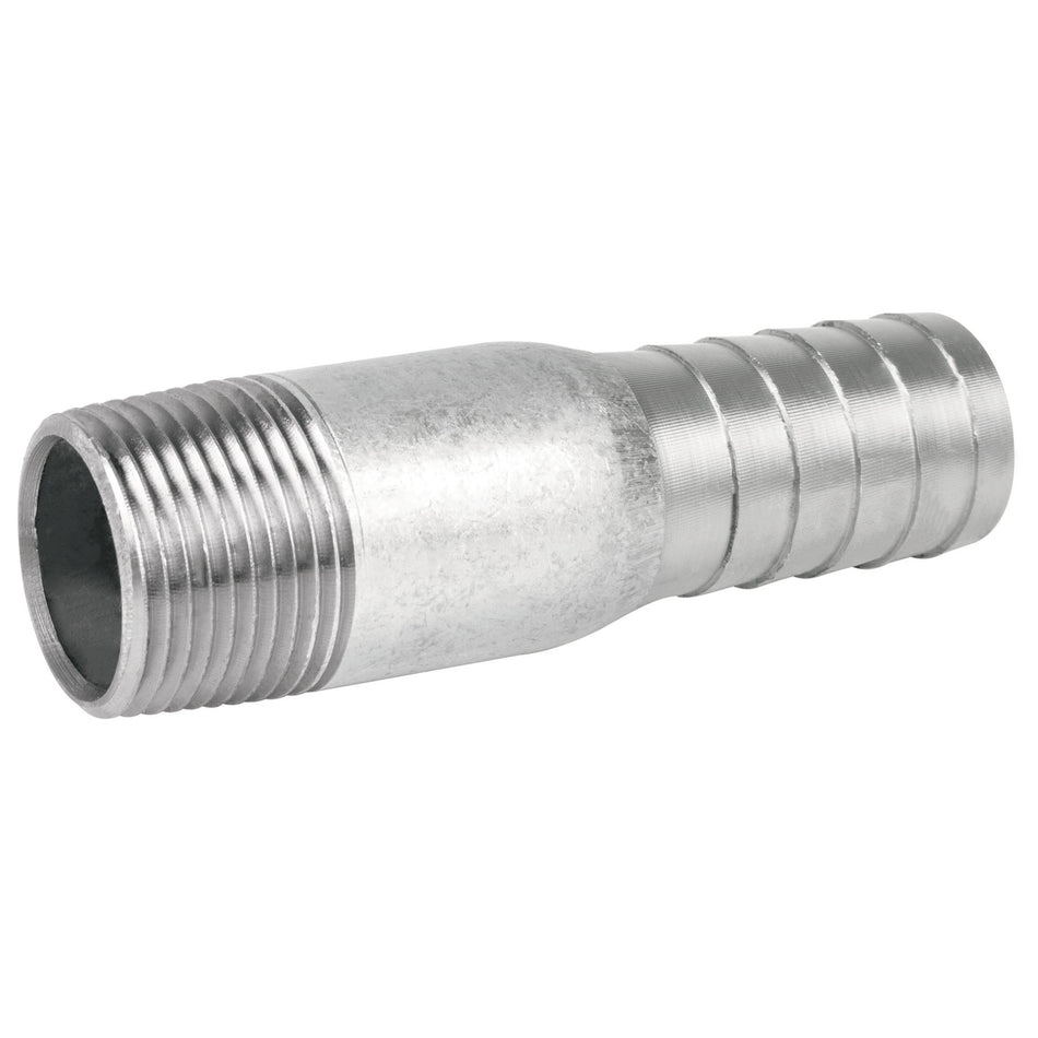 Niple de acero galvanizado 3/4' tipo botella, Foset Caja con 5, 48176