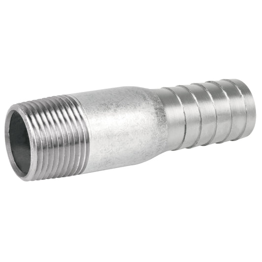 Niple de acero galvanizado 3/4' tipo botella, Foset Caja con 5, 48176