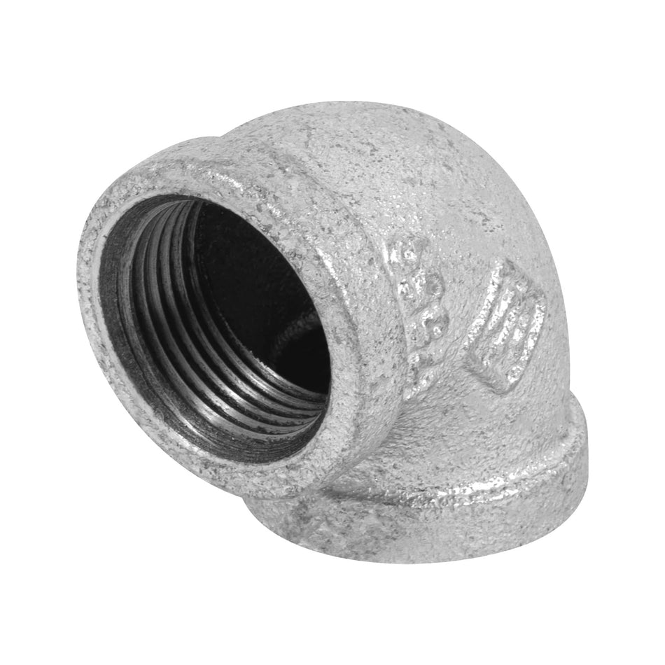 Codo 90° acero galvanizado de 1', Foset Caja con 5, 47559
