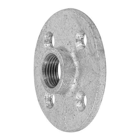 Brida de acero galvanizado de 1/2', Foset Caja con 5, 48737